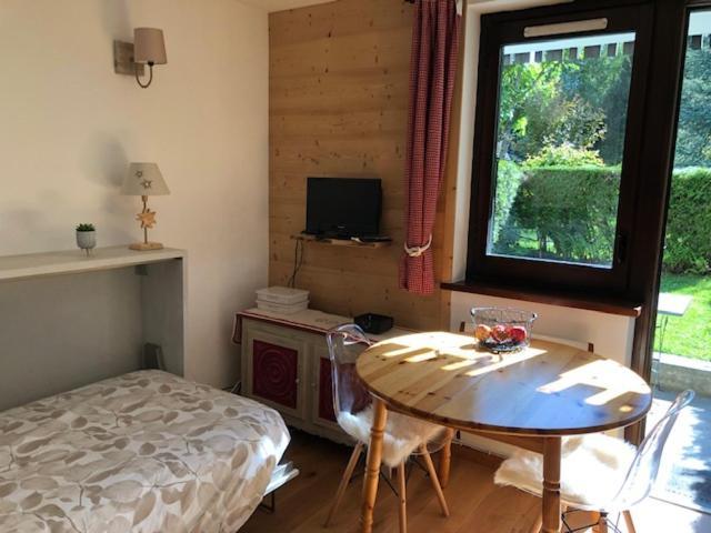 Studio Au Calme Avec Jardin Et Vue Mont-Blanc Chamonix Ngoại thất bức ảnh